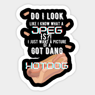 Got Dang Hotdog Sticker